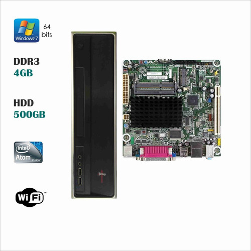 Imagen 1 de 2 de Cpu Mini Itx Intel Atom D525mw 1.8 Ghz 4 Nucleos