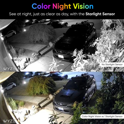 Wyze Cam V3 Com Visão Noturna Colorida, Interior Com Fio 108