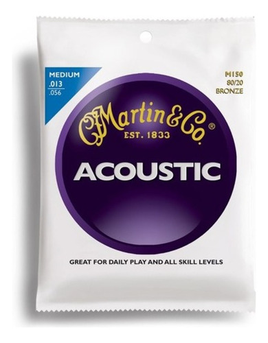 Cuerdas Martin&co. M150 Bronce Para Guitarra Acústica