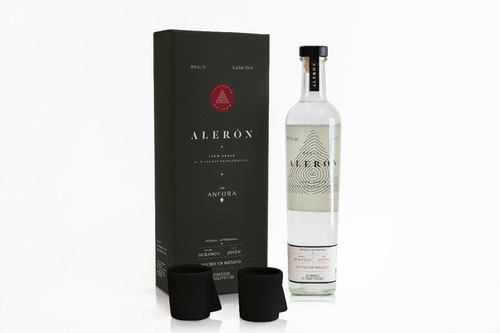 Mezcal Alerón - 750 Ml | 1 Botella + Regalo Anfora (2 Shots)