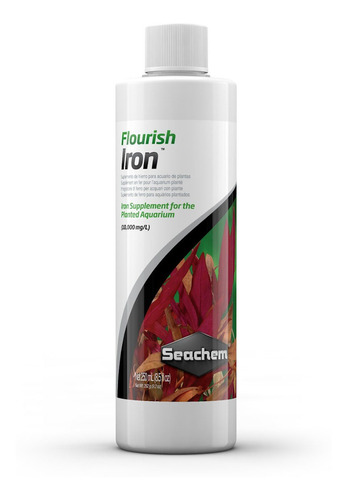 Seachem Flourish Iron - Ferro Para As Plantas 50 Ml