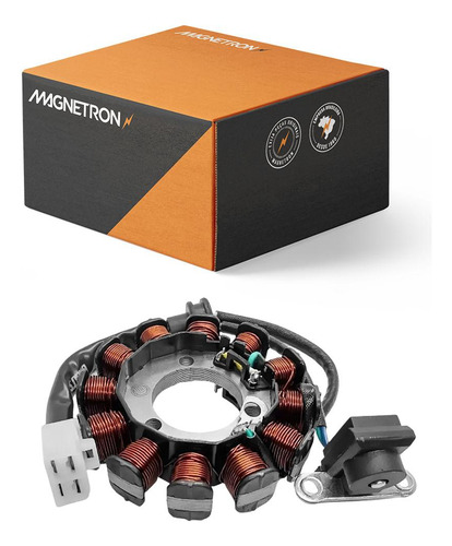 Estator Alternador Com Bobina De Pulso Cg 125 Fan Es Ks