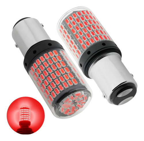 X2 Ampolleta Destellante Rojo 144led Luz Freno Estrobo Canbu