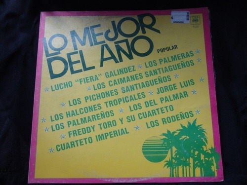 Vinilo Lo Mejor Del Año Freddy Toro Caimanes C1