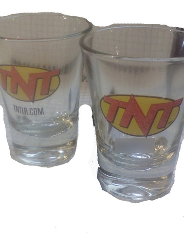 Vaso Chupito Shot Tequila T N T (canal Tv Tnt Vintage) (x3)