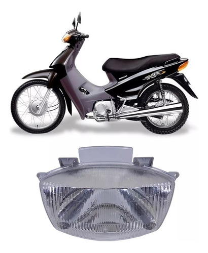 Farol Bloco Óptico Para Honda Biz 100 98/05 Modelo Original