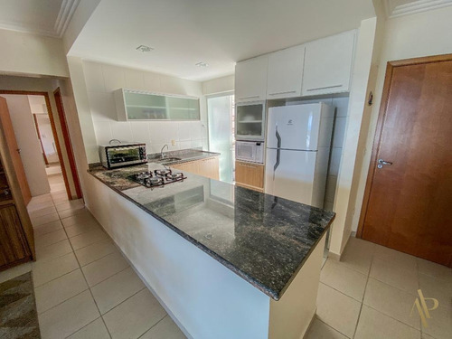 Imagem 4 de 30 de Apartamento Frente Mar Mobiliado Com 3 Dormitórios À Venda, 92 M² Por R$ 890.000 - Vila Guilhermina - Praia Grande/sp - Ap3270