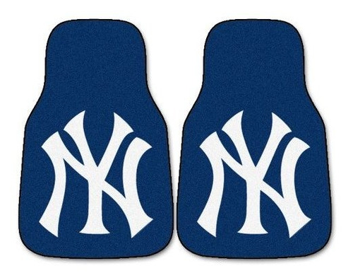 Fanmats Mlb New York Yankees Nylon Face Carpet Car Mat
