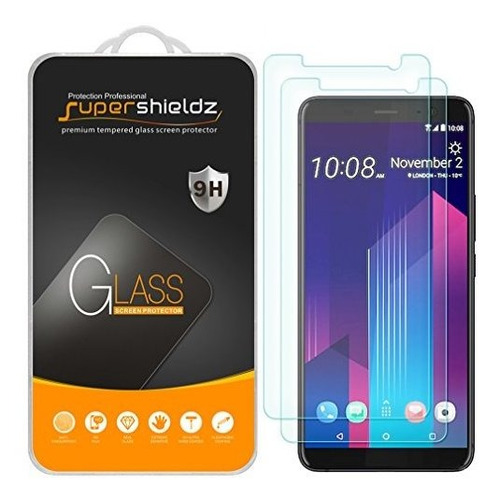 (2 Pack) Supershieldz Para Htc (u11 Plus) De La Pantalla Del