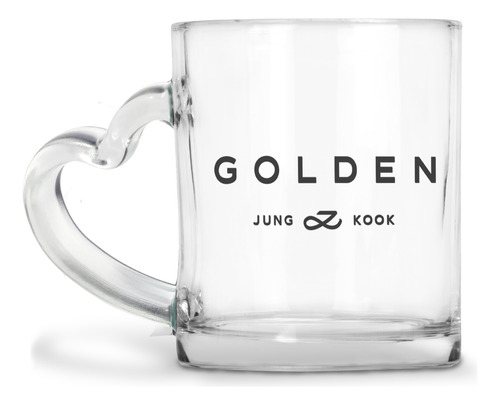 Caneca De Vidro  Bts Jung Kook Golden Vidro