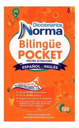 Diccionario Norma Bilingüe Pocket Original 