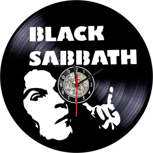 Reloj En Vinilo Lp/ Vinyl Clock Black Sabbath