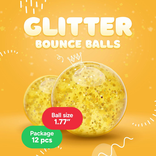 Bolas Hinchables Bolas De Rebote Con Purpurina A Granel