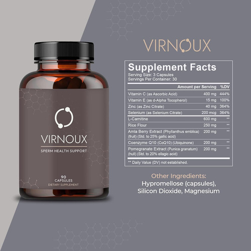 Suplemento De Fertilidade Masculina | Vitaminas Pré-natai...