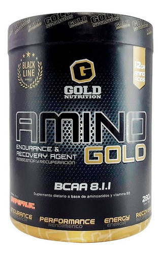 Amino Gold Nutrition Resistencia Y Recuperación 20 Servicios