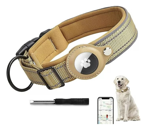 Collar Soporte Apple Airtag Para Perros Compatible Ajustable
