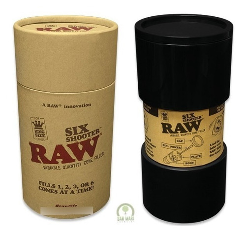 Six Shooter Pre Rolled Maquina De Armar 6 Conos / Raw