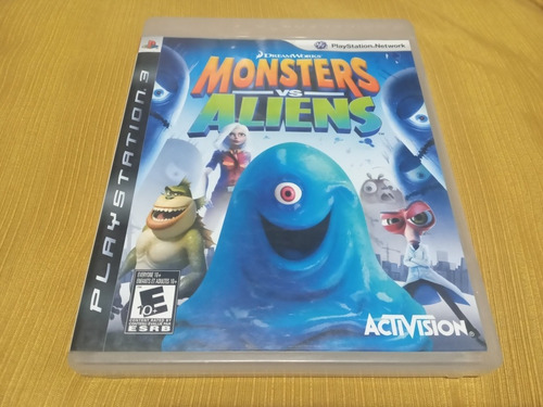 Juego De Ps3 Monsters Vs Aliens, Físico Usado (Usado)