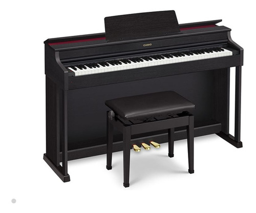 Piano Casio Celviano Ap470 C/ Banqueta E Movel Ap-470 Preto