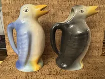 Comprar Jarra Antigua Pingüinos X2 (se Venden Juntos) Azul Claro