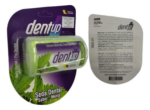 Hilo Dental Con Cera Seda Dental 400m Menta Dentup