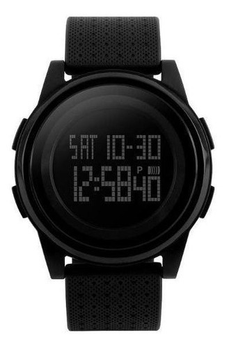 Reloj unisex Skmei Digital 1206, color negro