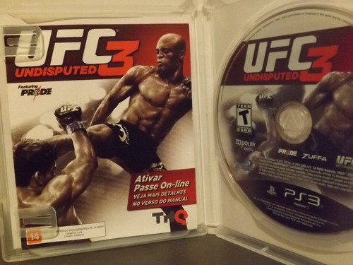 Ps3 Ufc Undisputed 3 - 100% Em Português - Completo...