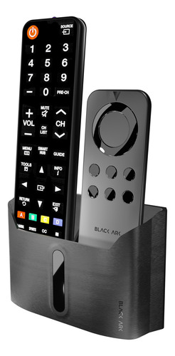 Soporte Base Universal Doble Para Control Remoto De Tv Funda Negro