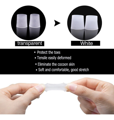 Imagem 3 de 10 de Dedeira Silicone Anti-sensibilidade Joanete Atrito Calos Pes