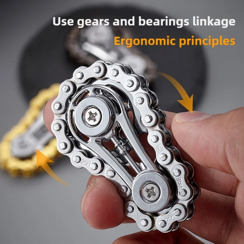 Fidget Spinner De Cadena De Bicicleta.