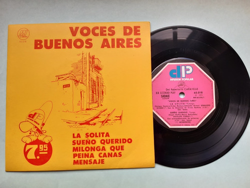 Voces De Buenos Aires Rivero Cordo Goyeneche Berón / Vinilo