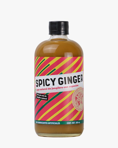 Spicy Ginger Velvet Soda Concentrado Jengibre Spicy Por Pza