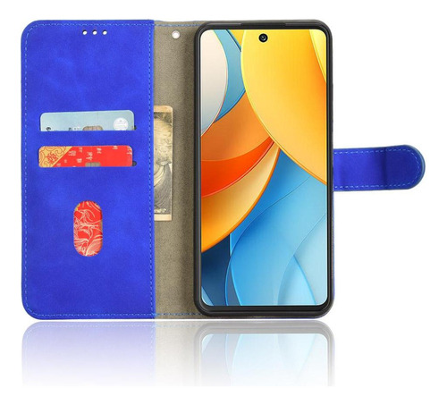 Funda Abatible For Zte Axon 60 Lite Cartera Tarjeta De*/