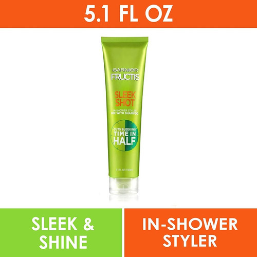 Garnier Fructis Sleek Shot 150ml Cuidado Cabello En La Ducha