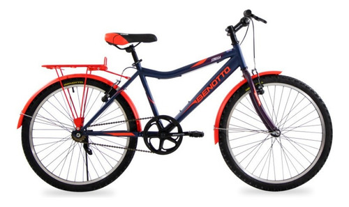 Bicicleta Hombre Montaña Strega R24 1v Frenos V Benotto Color Azul