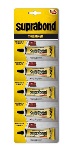 Suprabond Adhesivo De Contacto Transp 5 X 25ml Ar1 6900