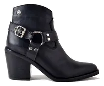 Comprar Botas Botitas Texanas De Cuero De Mujer - Madox - Ferraro