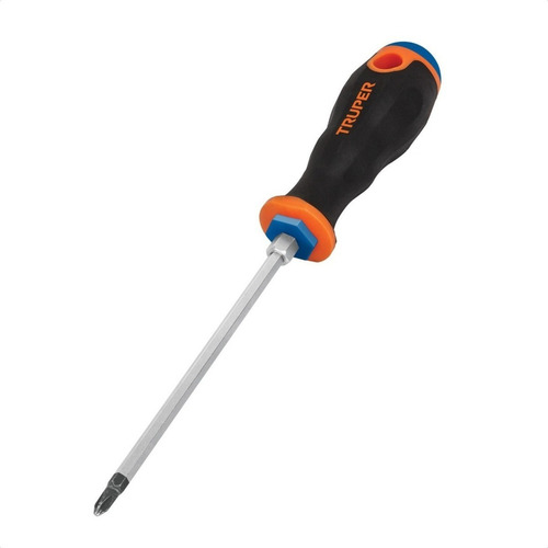 Destornillador Philips #2 Mango Grip 10cm Largo Truper Um