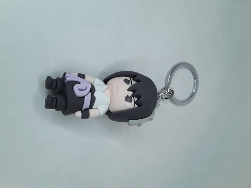 Figura Keychain Naruto Shippuden Sasuke Uchiha 7 Cm