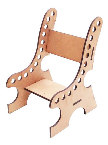 Imagem 2 de 2 de 40 Cadeira Cadeirinha Porta Lapis Mdf Lembrancinha Genitori