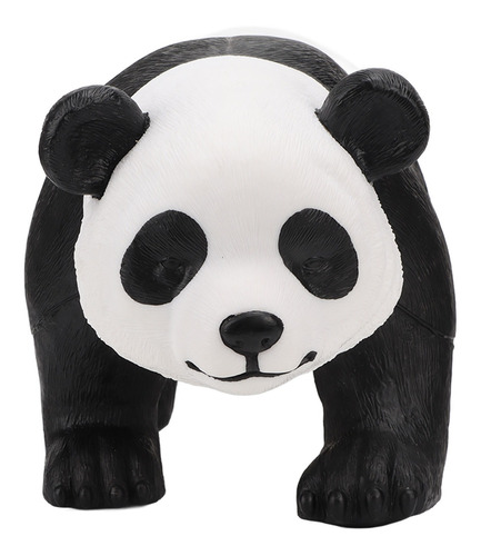 Escultura De Panda Adorna Una Simulación Vocalizadora Sobred
