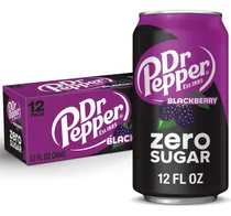 Comprar Dr Pepper Blackberry Zero Sugar Soda 12 Pack 355ml