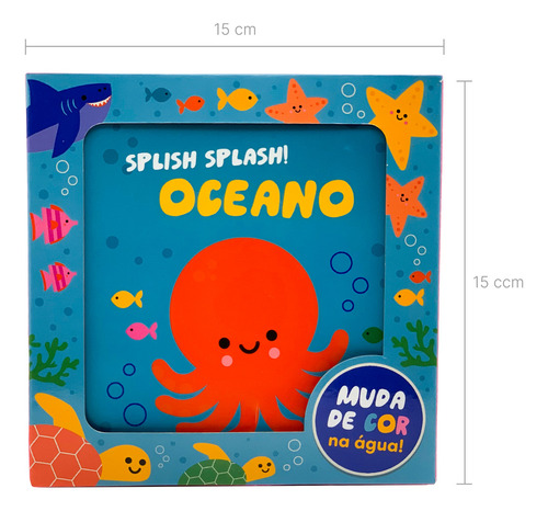 Splish Splash! Oceano, De Townhouse Publishing Ltd. Editorial Girassol, Capa Mole, Edição 1 Em Português, 2025