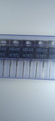 Termostato Sensor De Temp Ksd-01f 75°c 1.5a Normal Abierto