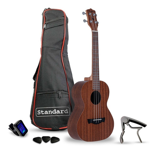 Ukulele Tagima 27k Tenor + Afinador + Capo + Bag + 2 Palheta