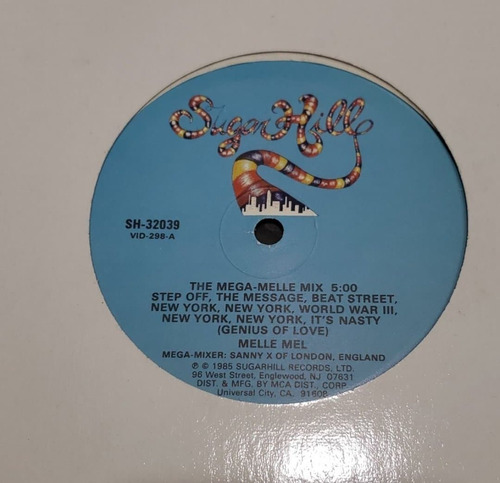 Melle Mel The Mega Melle Mix Lp