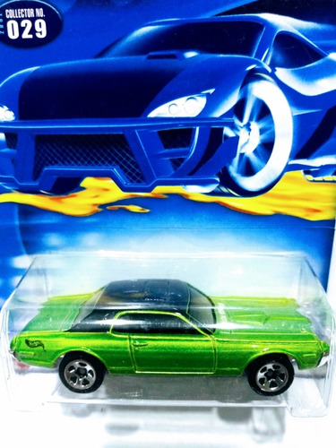 Carrito Hot Wheels Cougar 1968 Edición 2001 Escala 1:64