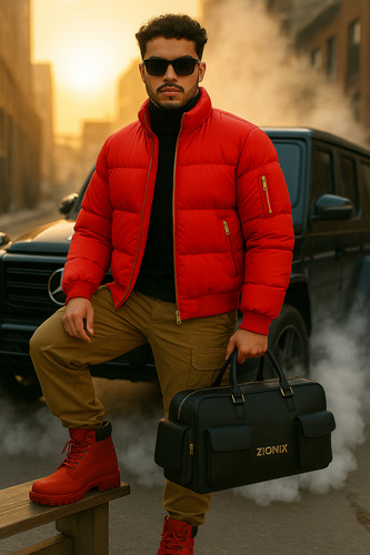 Chamarra Zionix Puffer Acolchada Hombre Repelente Overzide
