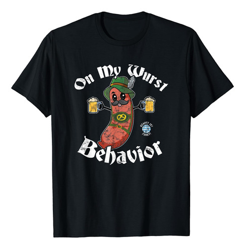 On My Wurst Behavior - Camiseta Divertida De Bratwurst Oktob