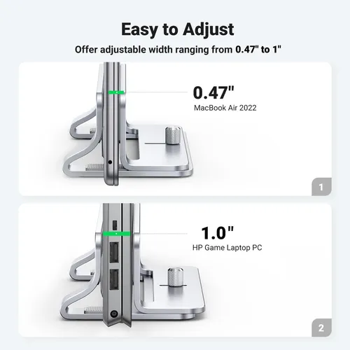 Vertical Laptop Stand Holder Ugreen For Macbook Up To 17.3''